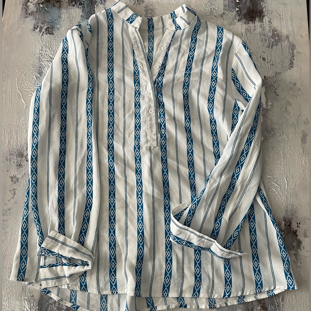 Greek Inspired Print Top